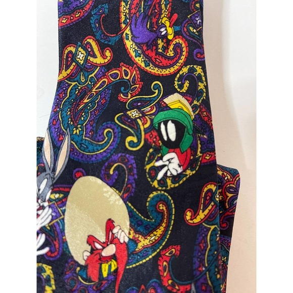 Loony Tunes Mania Themed Men's Necktie 57"x3 3/4" 1994 - Picture 5 of 6